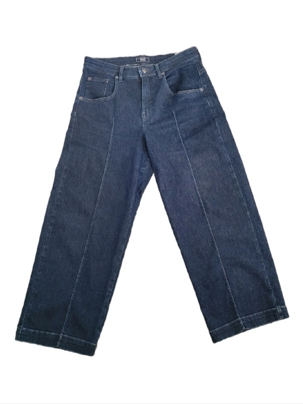 MAC Rich Wide Palazzo Jeans Womens US 4-6 High Rise Dark Wash